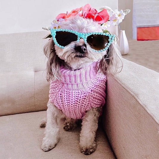 Adele Jumper - Dog Sweaters - Lilac 