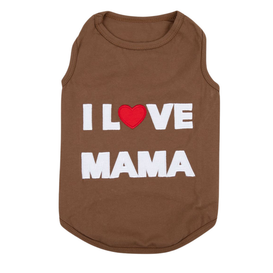 I Love Mama - Sleeveless T-Shirt