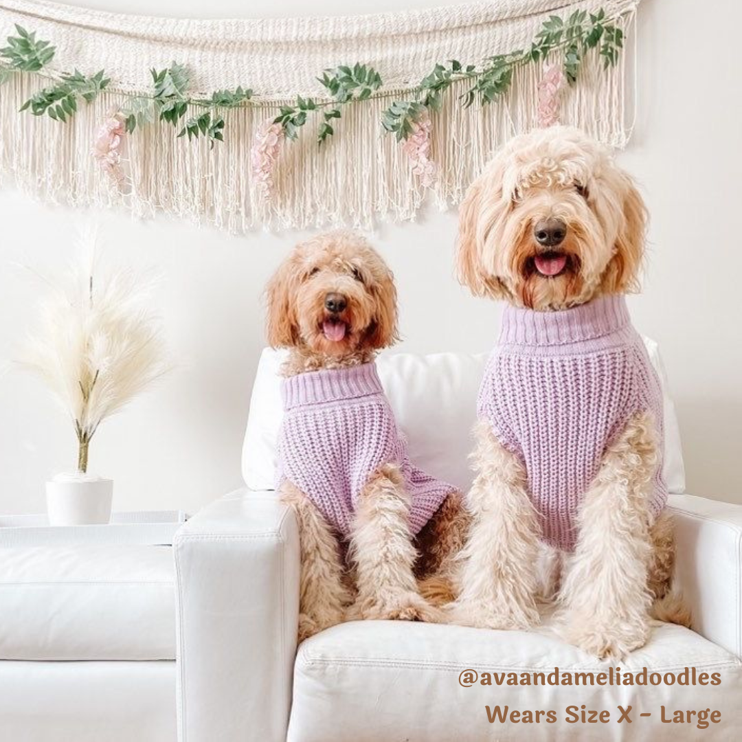 Adele Jumper - Dog Sweaters - Lilac