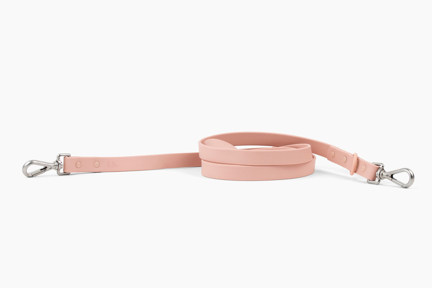 “Let’s Go Anywhere” PVC Dog Leash - Blush